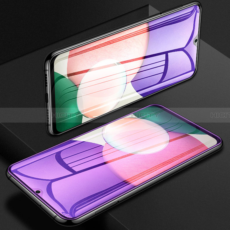 Samsung Galaxy A21 SC-42A用アンチグレア ブルーライト 強化ガラス 液晶保護フィルム B05 サムスン クリア