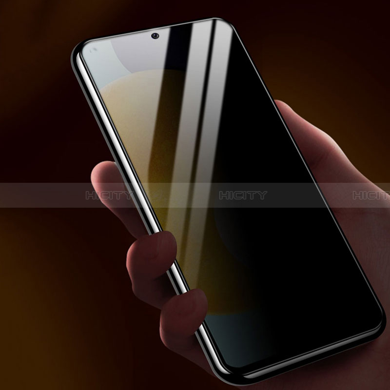 Samsung Galaxy A21 SC-42A用反スパイ 強化ガラス 液晶保護フィルム S08 サムスン クリア
