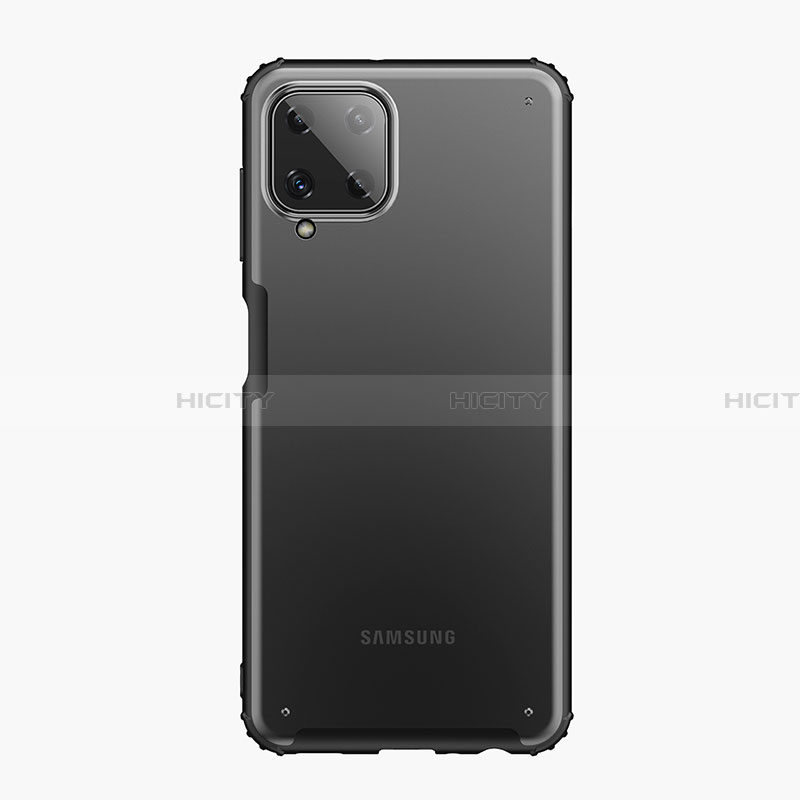 Samsung Galaxy A22 4G用ハイブリットバンパーケース クリア透明 プラスチック カバー サムスン 