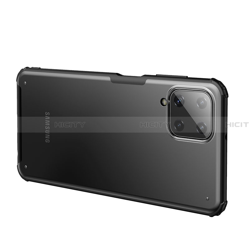 Samsung Galaxy A22 4G用ハイブリットバンパーケース クリア透明 プラスチック カバー サムスン 