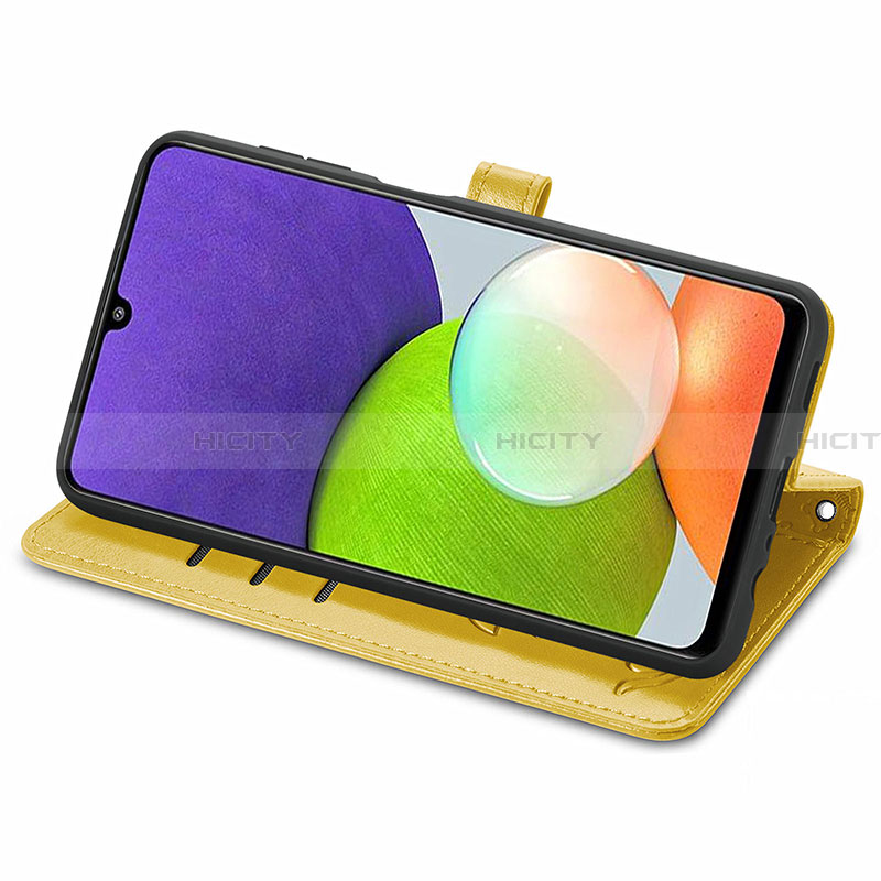 Samsung Galaxy A22 4G用手帳型 レザーケース スタンド パターン カバー S03D サムスン 