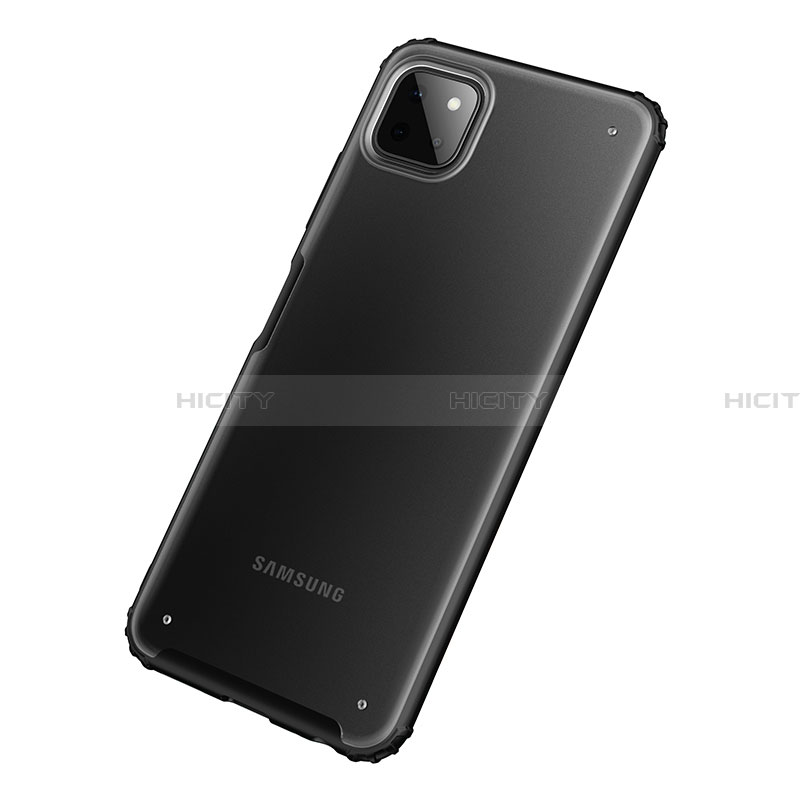 Samsung Galaxy A22 5G用ハイブリットバンパーケース 透明 プラスチック カバー サムスン 