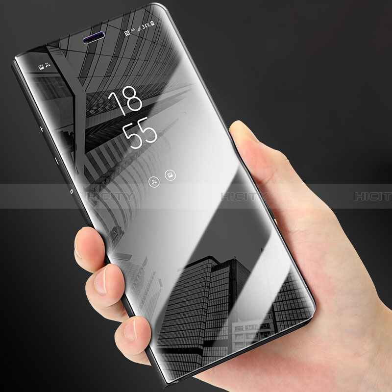 Samsung Galaxy A22 5G用手帳型 レザーケース スタンド 鏡面 カバー L03 サムスン 
