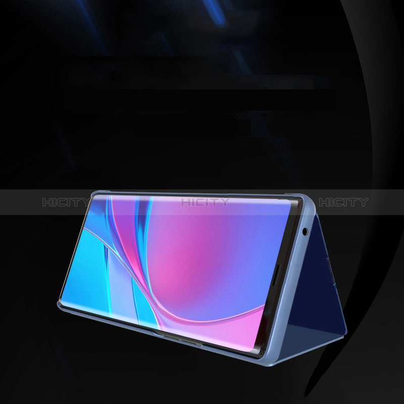 Samsung Galaxy A22s 5G用手帳型 レザーケース スタンド 鏡面 カバー L04 サムスン 