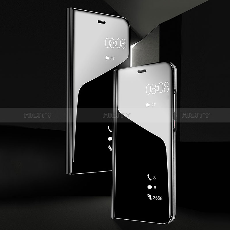 Samsung Galaxy A22s 5G用手帳型 レザーケース スタンド 鏡面 カバー L03 サムスン 