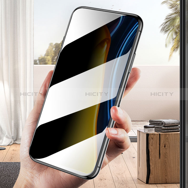 Samsung Galaxy A22s 5G用反スパイ 強化ガラス 液晶保護フィルム S01 サムスン クリア