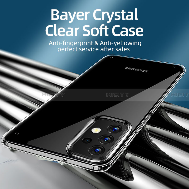 Samsung Galaxy A23 4G用極薄ソフトケース シリコンケース 耐衝撃 全面保護 クリア透明 T05 サムスン クリア
