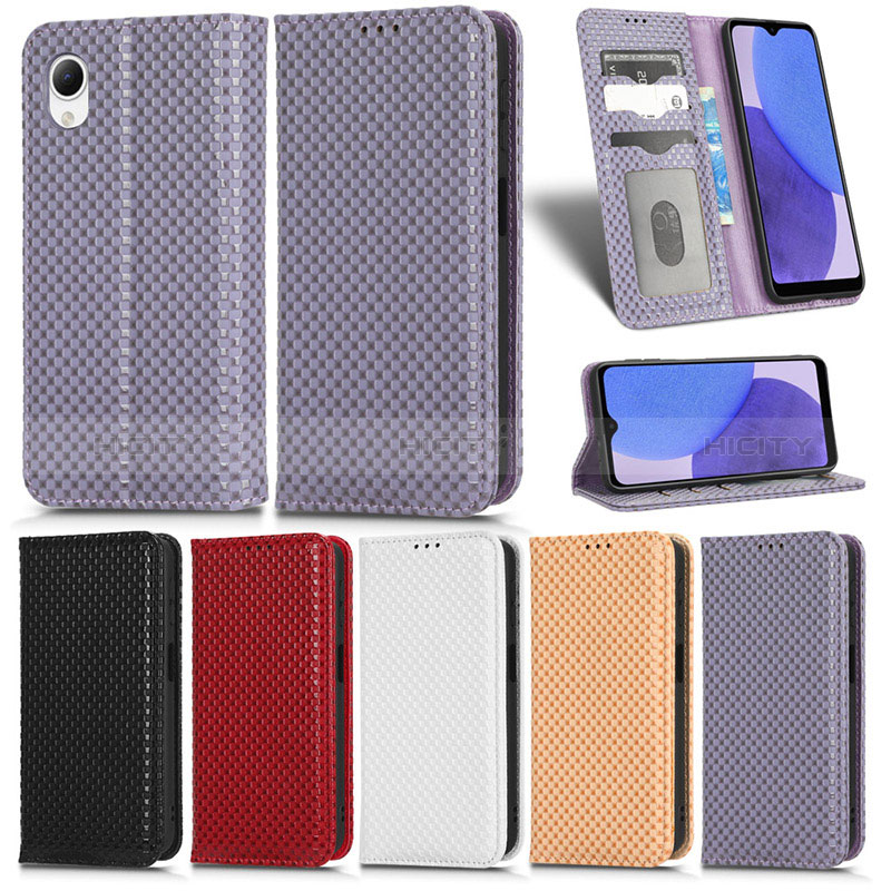 Samsung Galaxy A23e 5G用手帳型 レザーケース スタンド カバー C03X サムスン 