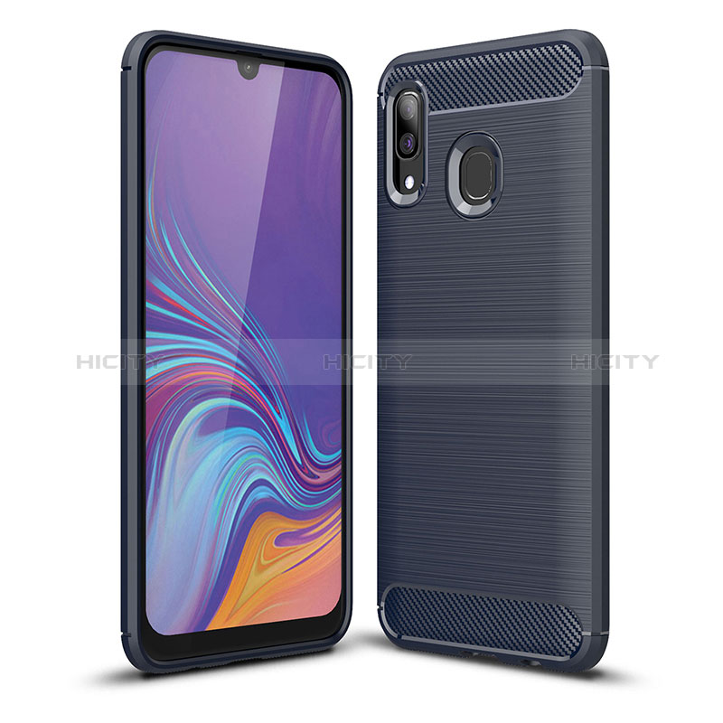 Samsung Galaxy A30用シリコンケース ソフトタッチラバー ライン カバー WL1 サムスン 