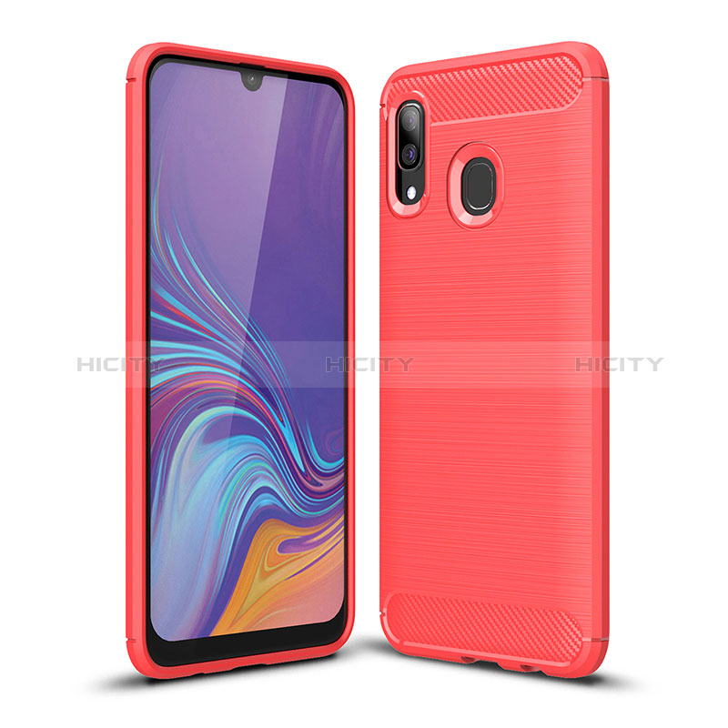 Samsung Galaxy A30用シリコンケース ソフトタッチラバー ライン カバー WL1 サムスン 