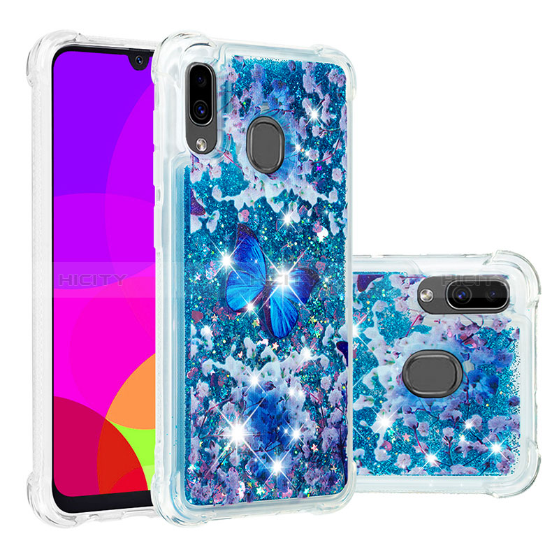 Samsung Galaxy A30用シリコンケース ソフトタッチラバー ブリンブリン カバー S05 サムスン 