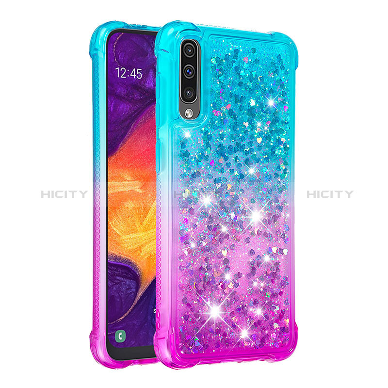 Samsung Galaxy A30S用シリコンケース ソフトタッチラバー ブリンブリン カバー S02 サムスン 