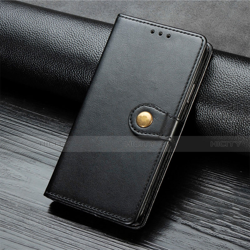 Samsung Galaxy A31用手帳型 レザーケース スタンド カバー L04 サムスン ブラック