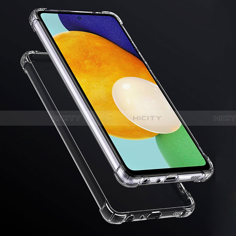 Samsung Galaxy A32 5G用極薄ソフトケース シリコンケース 耐衝撃 全面保護 クリア透明 カバー サムスン クリア