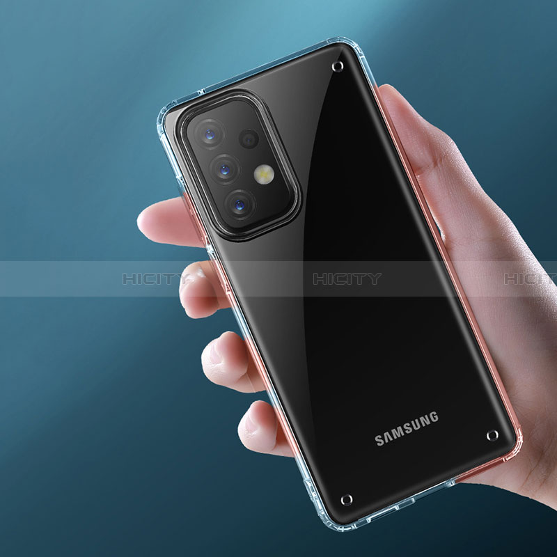 Samsung Galaxy A33 5G用ハイブリットバンパーケース 透明 プラスチック 鏡面 カバー WL2 サムスン 