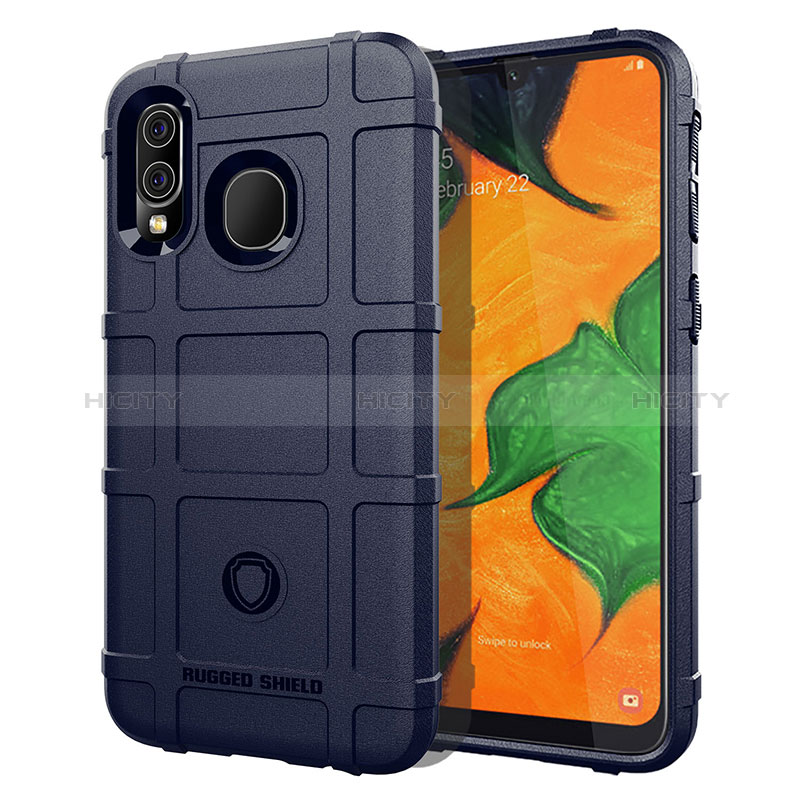 Samsung Galaxy A40用360度 フルカバー極薄ソフトケース シリコンケース 耐衝撃 全面保護 バンパー J01S サムスン 