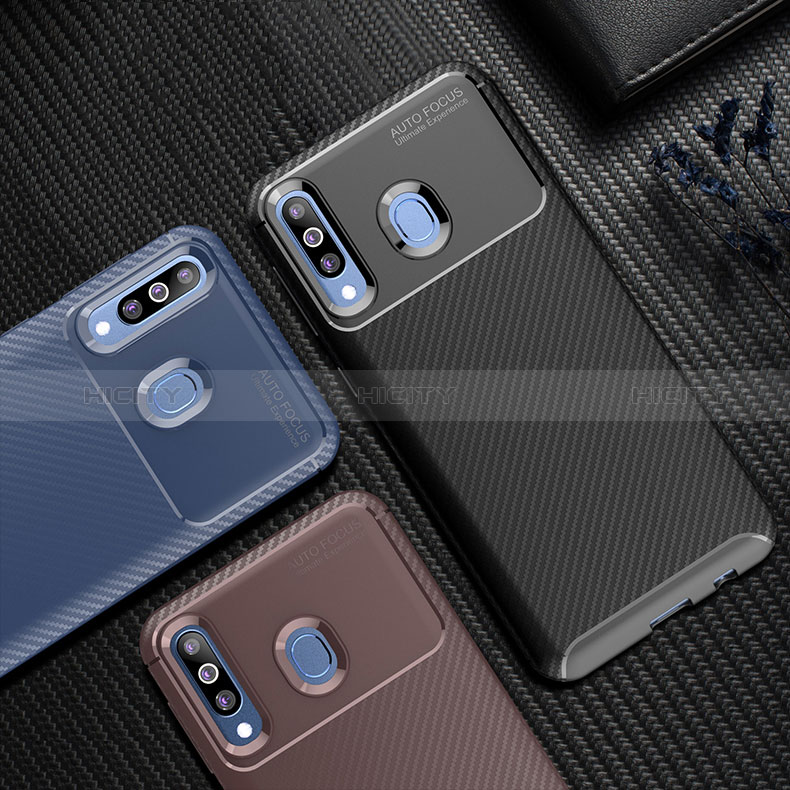 Samsung Galaxy A40s用シリコンケース ソフトタッチラバー ツイル カバー S01 サムスン 