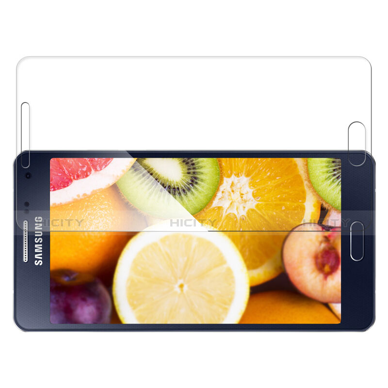 Samsung Galaxy A5 Duos SM-500F用強化ガラス 液晶保護フィルム T02 サムスン クリア