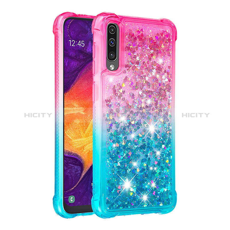 Samsung Galaxy A50用シリコンケース ソフトタッチラバー ブリンブリン カバー S02 サムスン 