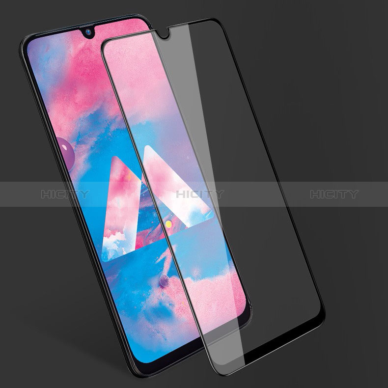 Samsung Galaxy A50S用強化ガラス フル液晶保護フィルム サムスン ブラック