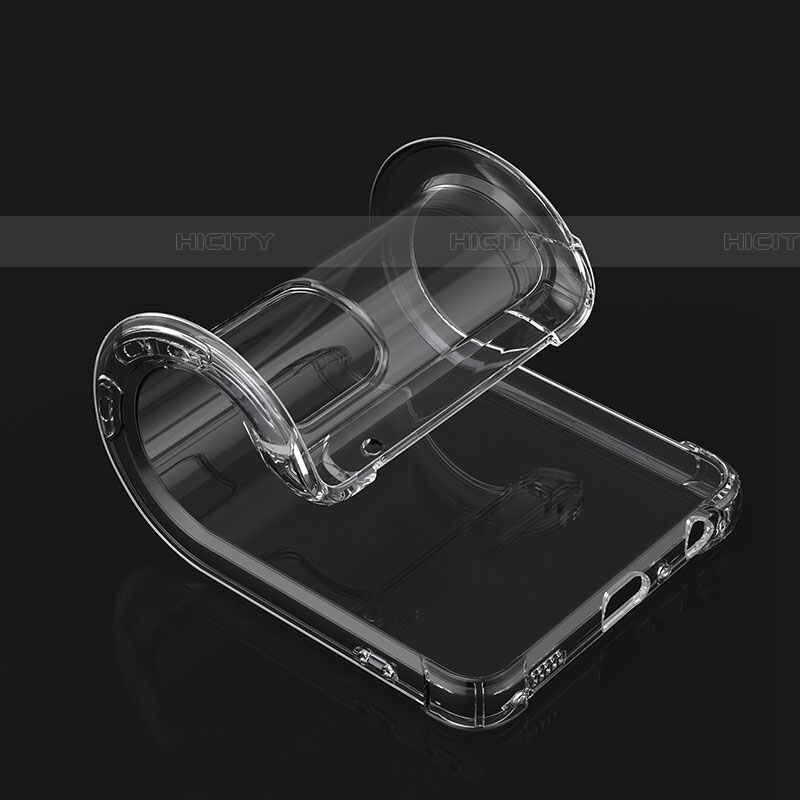 Samsung Galaxy A52 4G用極薄ソフトケース シリコンケース 耐衝撃 全面保護 クリア透明 T02 サムスン クリア
