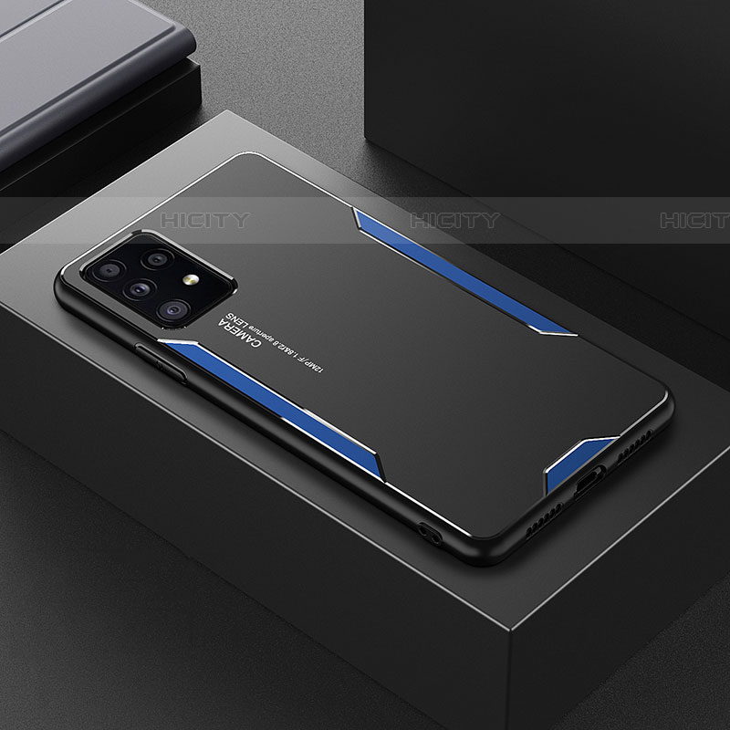 Samsung Galaxy A52 5G用ケース 高級感 手触り良い アルミメタル 製の金属製 兼シリコン カバー サムスン 