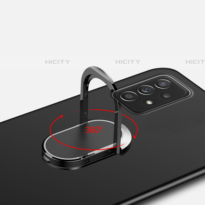 Samsung Galaxy A52 5G用ハードケース プラスチック 質感もマット アンド指輪 マグネット式 YK1 サムスン 