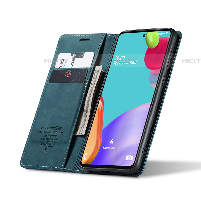 Samsung Galaxy A52 5G用手帳型 レザーケース スタンド カバー C01S サムスン 