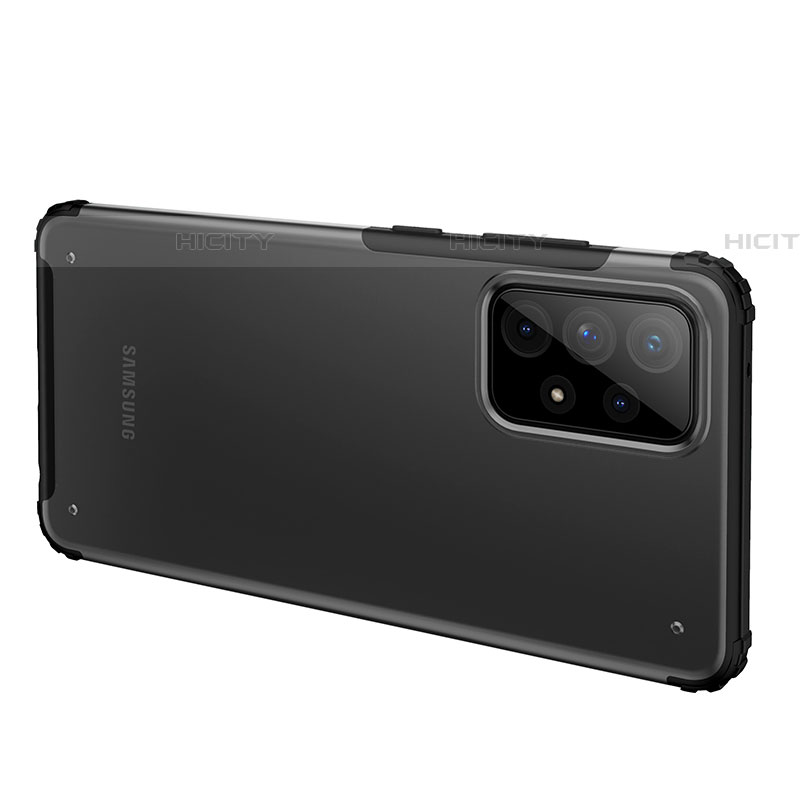 Samsung Galaxy A52 5G用ハイブリットバンパーケース クリア透明 プラスチック カバー サムスン 