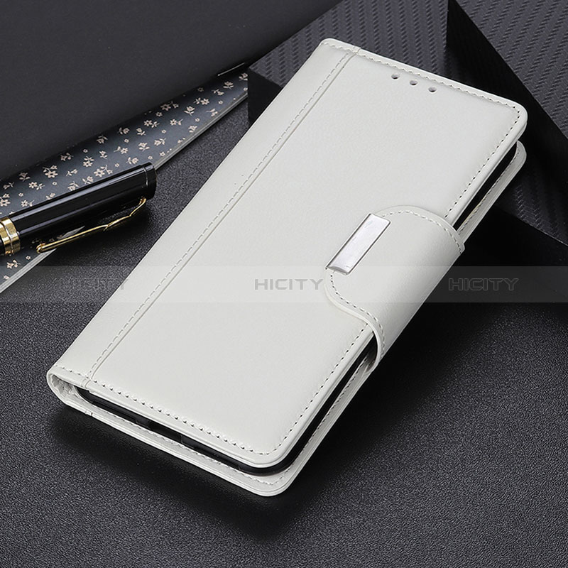 Samsung Galaxy A52s 5G用手帳型 レザーケース スタンド カバー M01L サムスン ホワイト