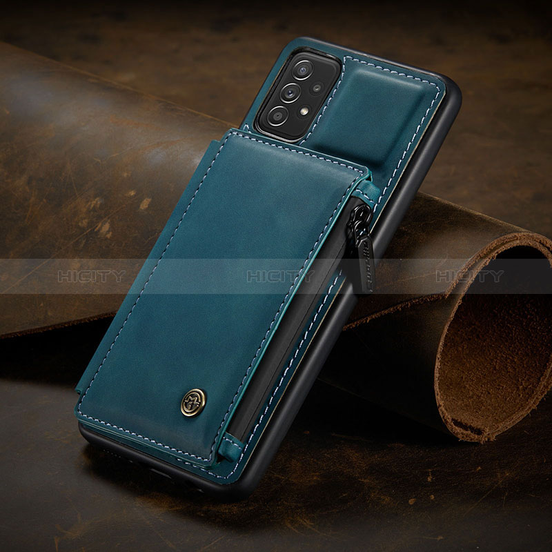 Samsung Galaxy A52s 5G用ケース 高級感 手触り良いレザー柄 C02S サムスン 