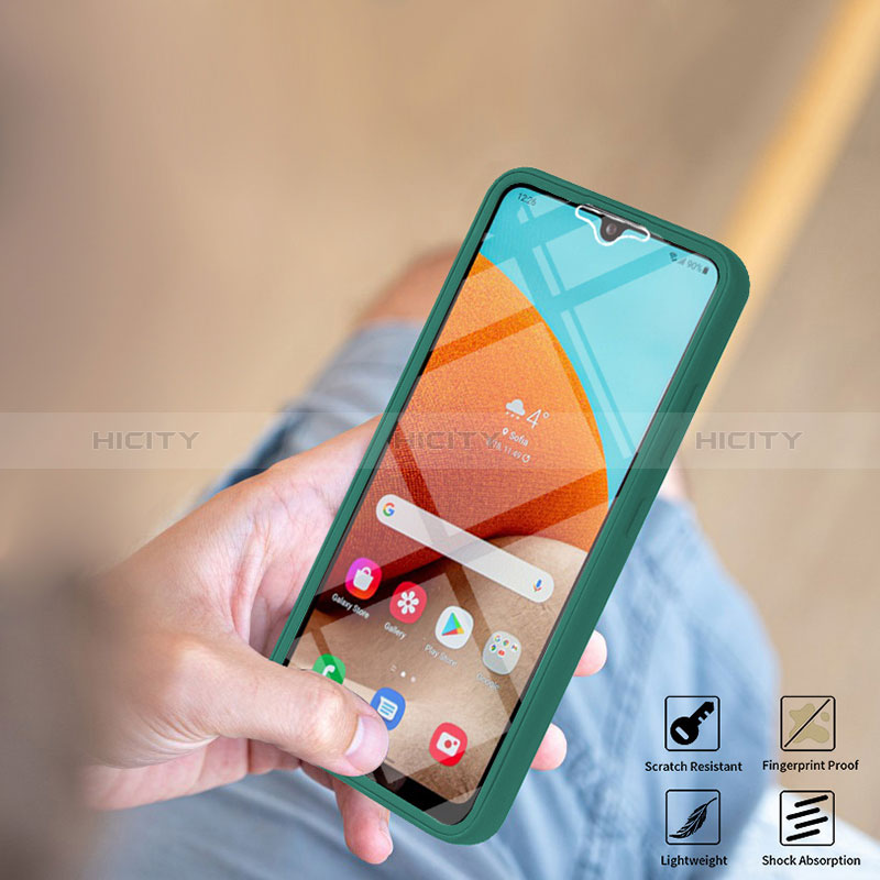 Samsung Galaxy A52s 5G用360度 フルカバー ハイブリットバンパーケース クリア透明 プラスチック カバー MJ1 サムスン 