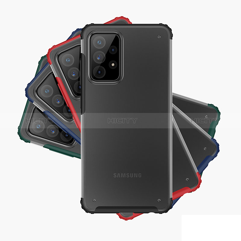 Samsung Galaxy A52s 5G用ハイブリットバンパーケース クリア透明 プラスチック カバー サムスン 