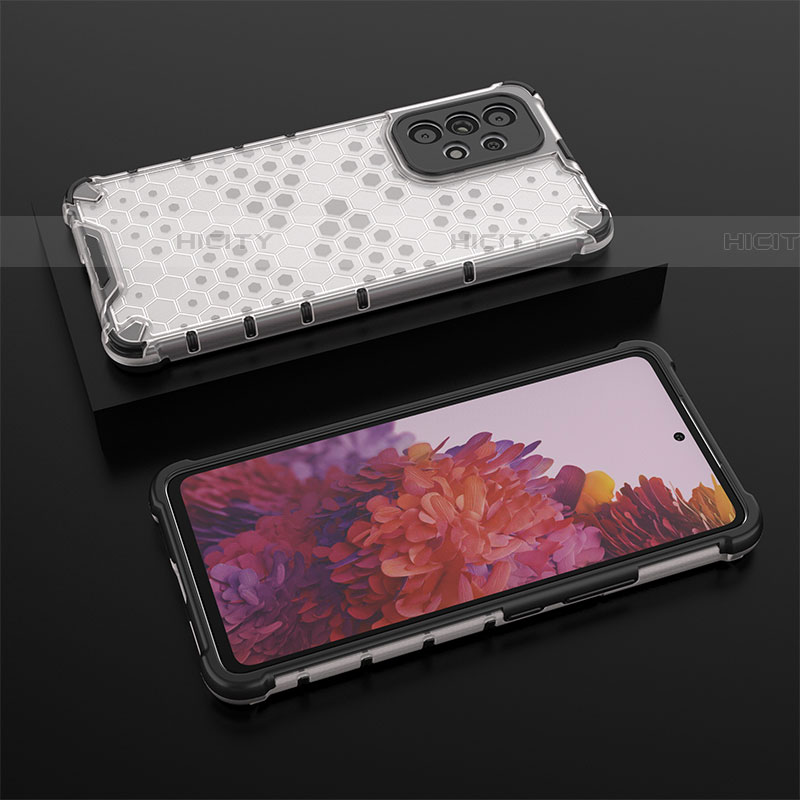 Samsung Galaxy A53 5G用360度 フルカバー ハイブリットバンパーケース クリア透明 プラスチック カバー AM2 サムスン 