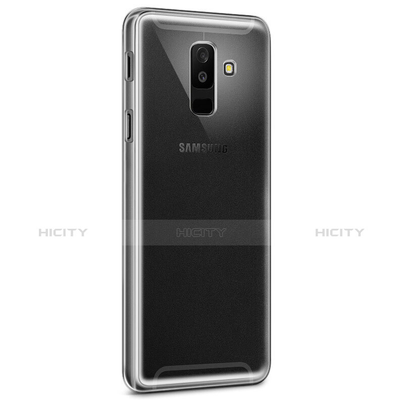 Samsung Galaxy A6 Plus (2018)用極薄ソフトケース シリコンケース 耐衝撃 全面保護 クリア透明 カバー サムスン クリア