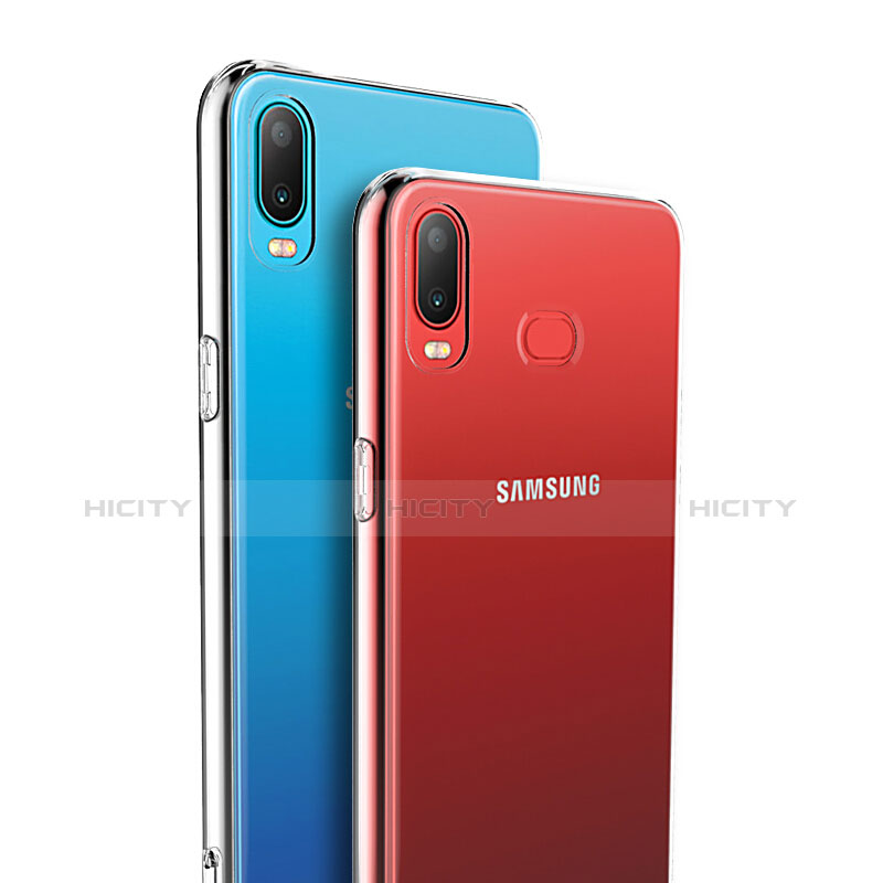 Samsung Galaxy A6s用極薄ソフトケース シリコンケース 耐衝撃 全面保護 クリア透明 アンド液晶保護フィルム サムスン クリア