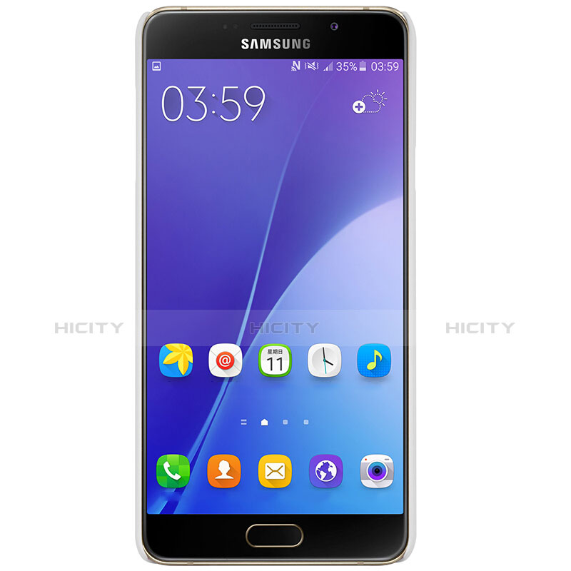 Samsung Galaxy A7 (2016) A7100用ハードケース プラスチック 質感もマット M03 サムスン ホワイト