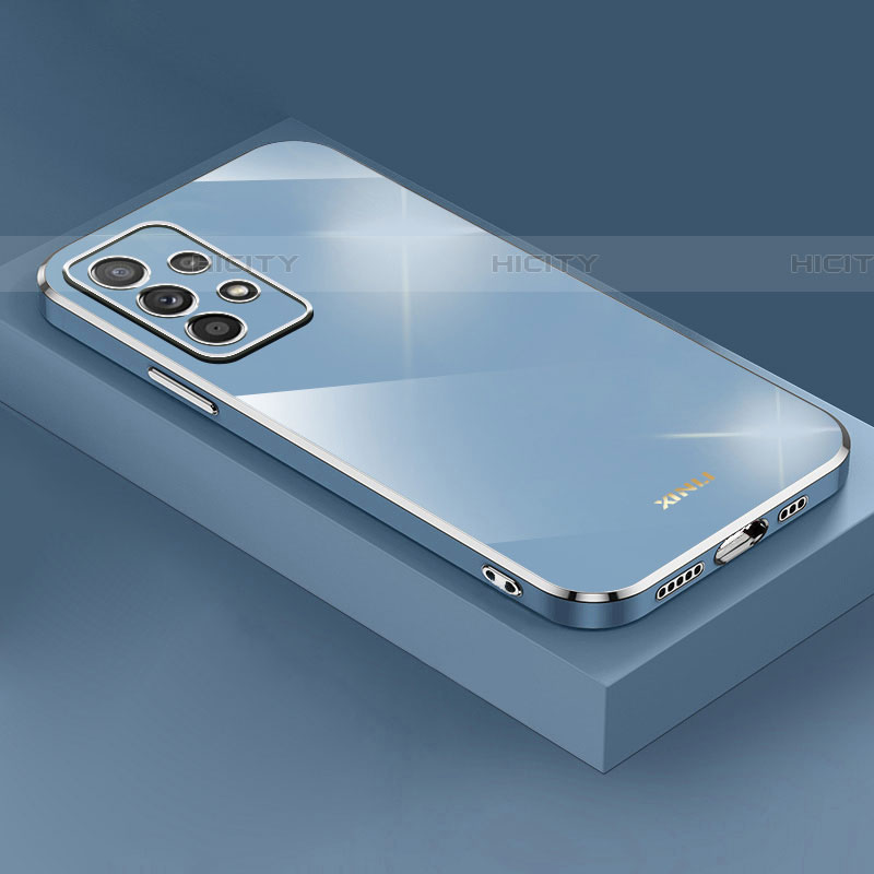 Samsung Galaxy A72 4G用極薄ソフトケース シリコンケース 耐衝撃 全面保護 XL4 サムスン ネイビー