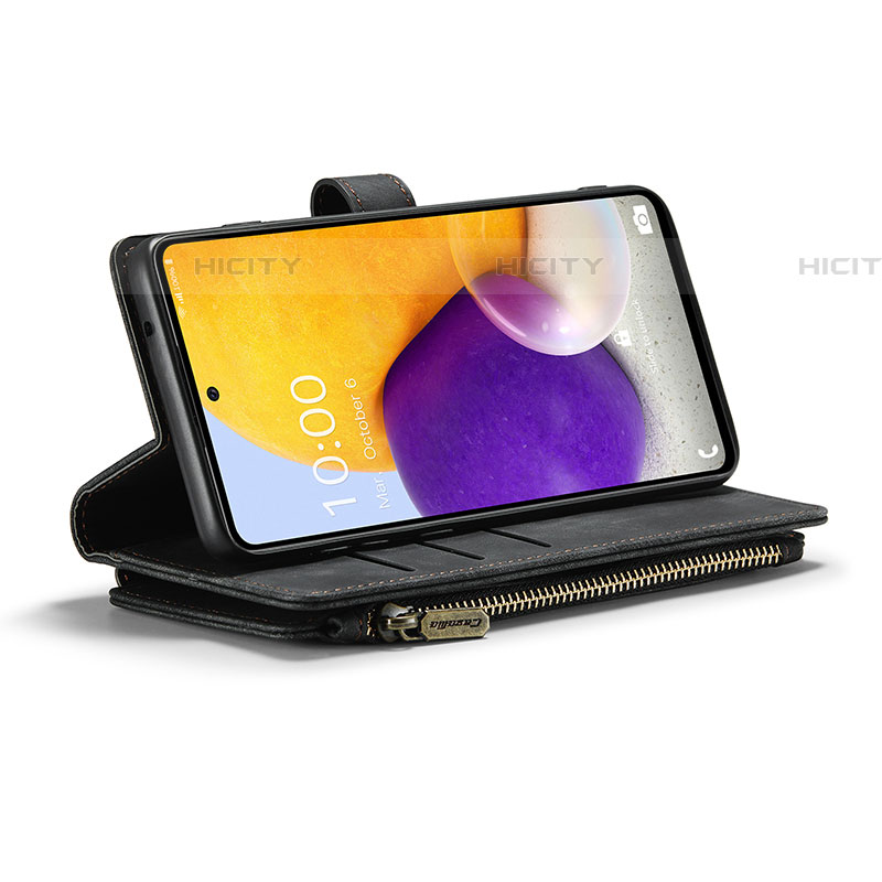 Samsung Galaxy A72 4G用手帳型 レザーケース スタンド カバー C06S サムスン 