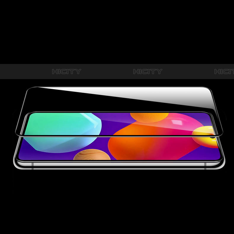 Samsung Galaxy A72 4G用強化ガラス フル液晶保護フィルム F11 サムスン ブラック