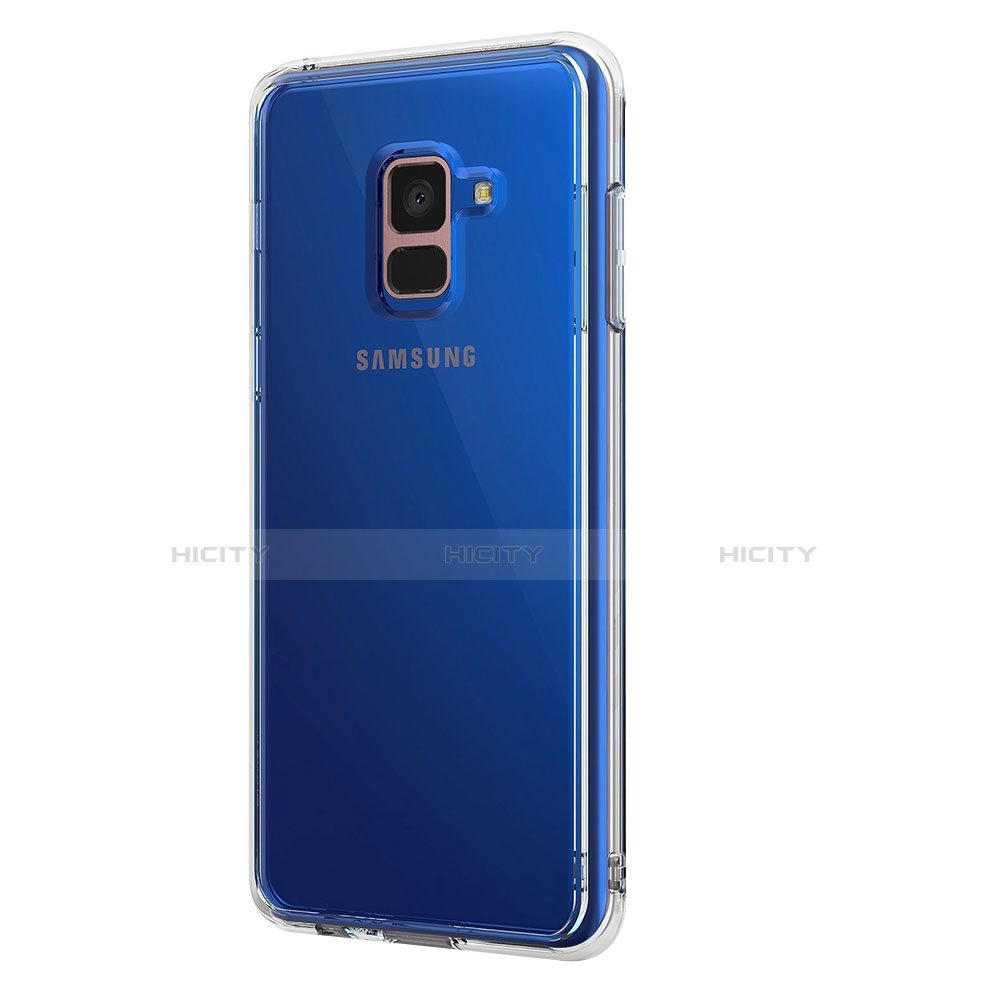 Samsung Galaxy A8+ A8 Plus (2018) Duos A730F用極薄ソフトケース シリコンケース 耐衝撃 全面保護 クリア透明 カバー サムスン クリア