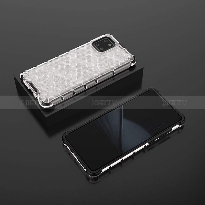 Samsung Galaxy A81用360度 フルカバー ハイブリットバンパーケース クリア透明 プラスチック カバー AM2 サムスン 