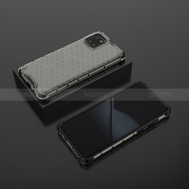 Samsung Galaxy A81用360度 フルカバー ハイブリットバンパーケース クリア透明 プラスチック カバー AM2 サムスン 