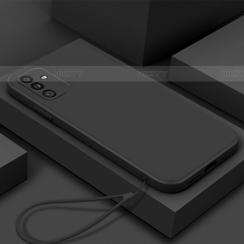 Samsung Galaxy A82 5G用360度 フルカバー極薄ソフトケース シリコンケース 耐衝撃 全面保護 バンパー S02 サムスン ブラック