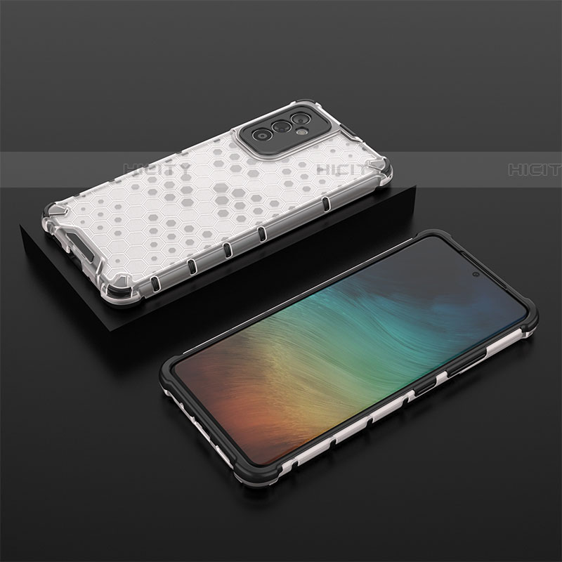 Samsung Galaxy A82 5G用360度 フルカバー ハイブリットバンパーケース クリア透明 プラスチック カバー AM2 サムスン 