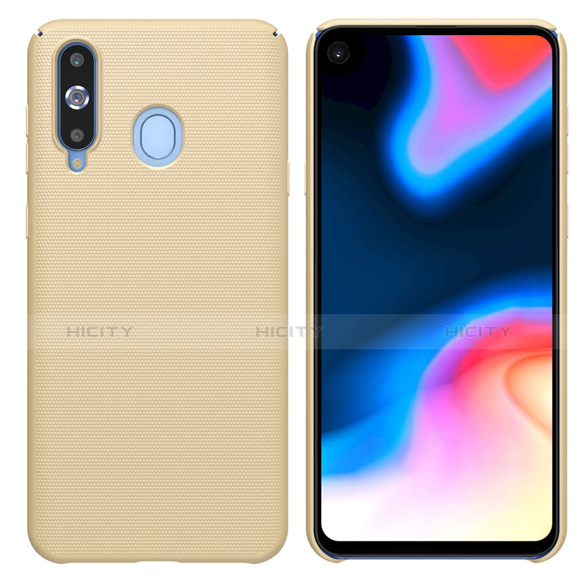 Samsung Galaxy A8s SM-G8870用ハードケース プラスチック 質感もマット M01 サムスン ゴールド