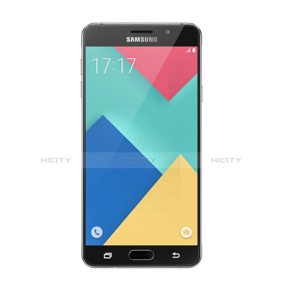 Samsung Galaxy A9 Pro (2016) SM-A9100用強化ガラス フル液晶保護フィルム サムスン ブラック