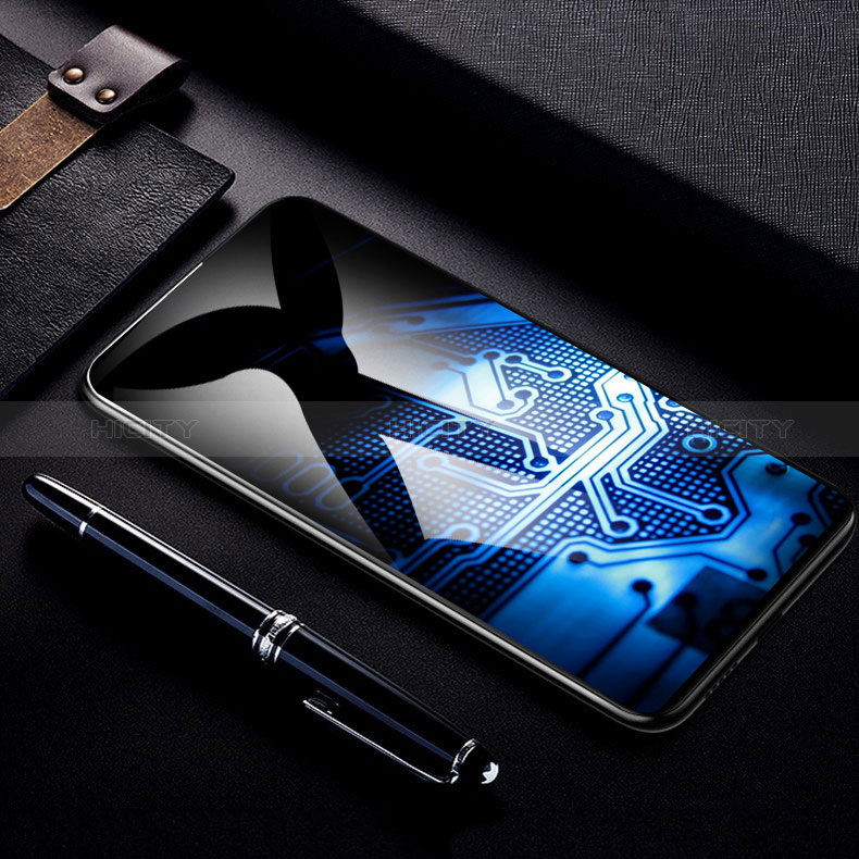 Samsung Galaxy A91用強化ガラス フル液晶保護フィルム F10 サムスン ブラック