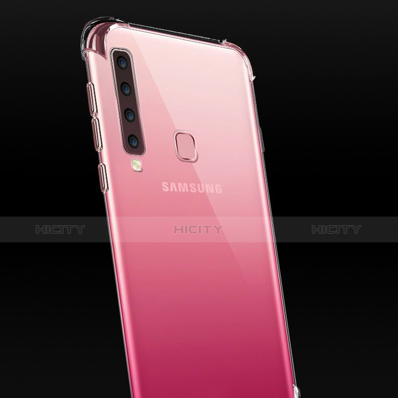 Samsung Galaxy A9s用極薄ソフトケース シリコンケース 耐衝撃 全面保護 クリア透明 T06 サムスン クリア