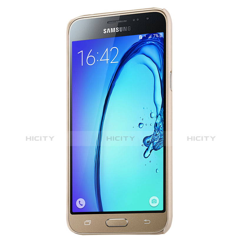 Samsung Galaxy Amp Prime J320P J320M用ハードケース プラスチック 質感もマット M02 サムスン ゴールド